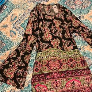 Dress with Bell Sleeves